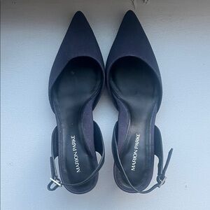 Marion Parke Navy Slingback Shoes size 38